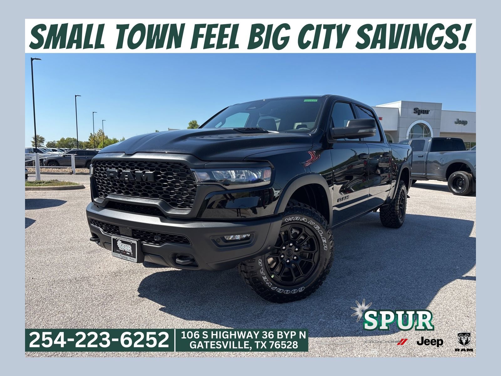 New 2026 RAM 1500 Rebel w/ Bed Utility Group