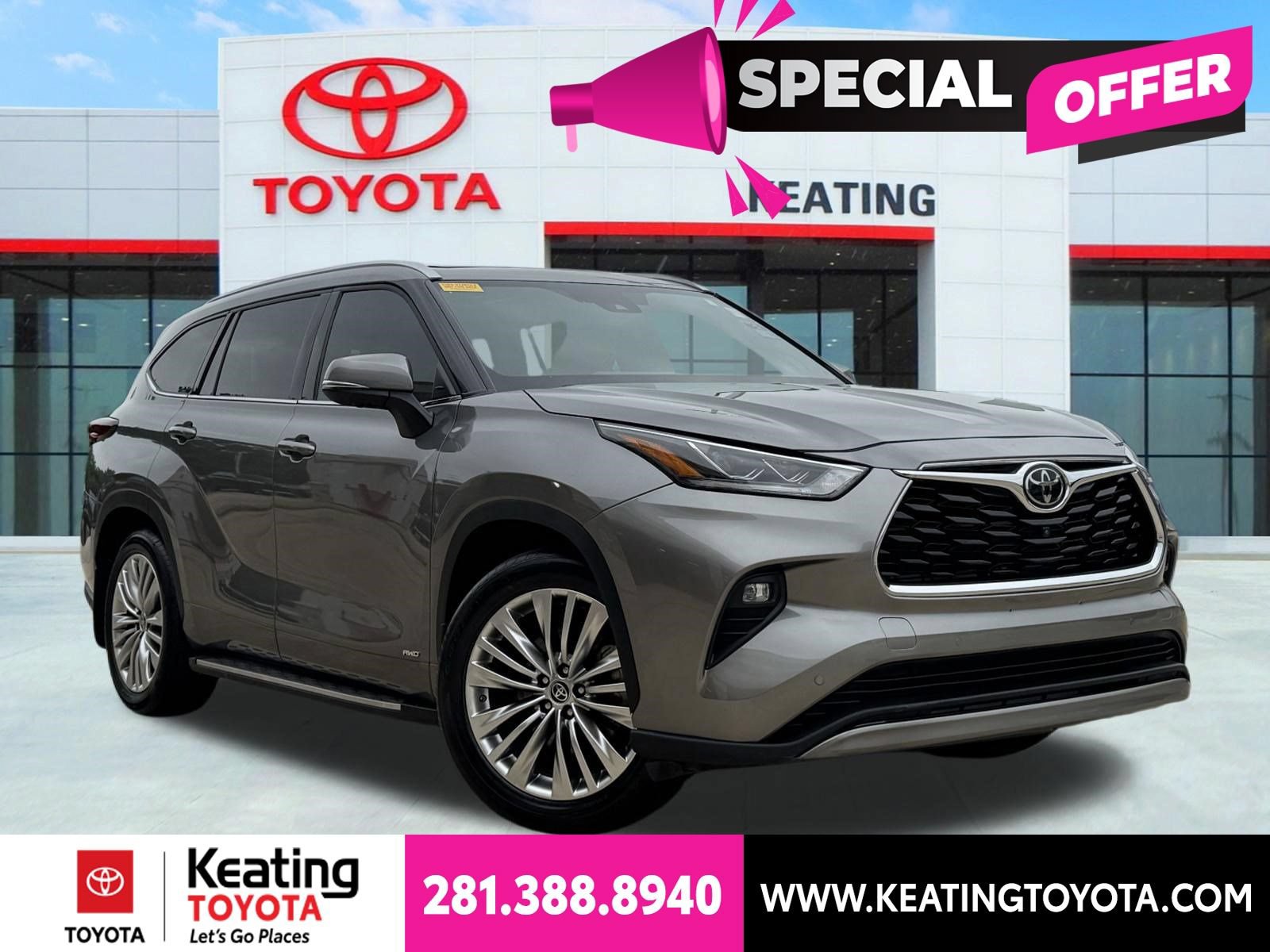 Certified 2025 Toyota Highlander Platinum