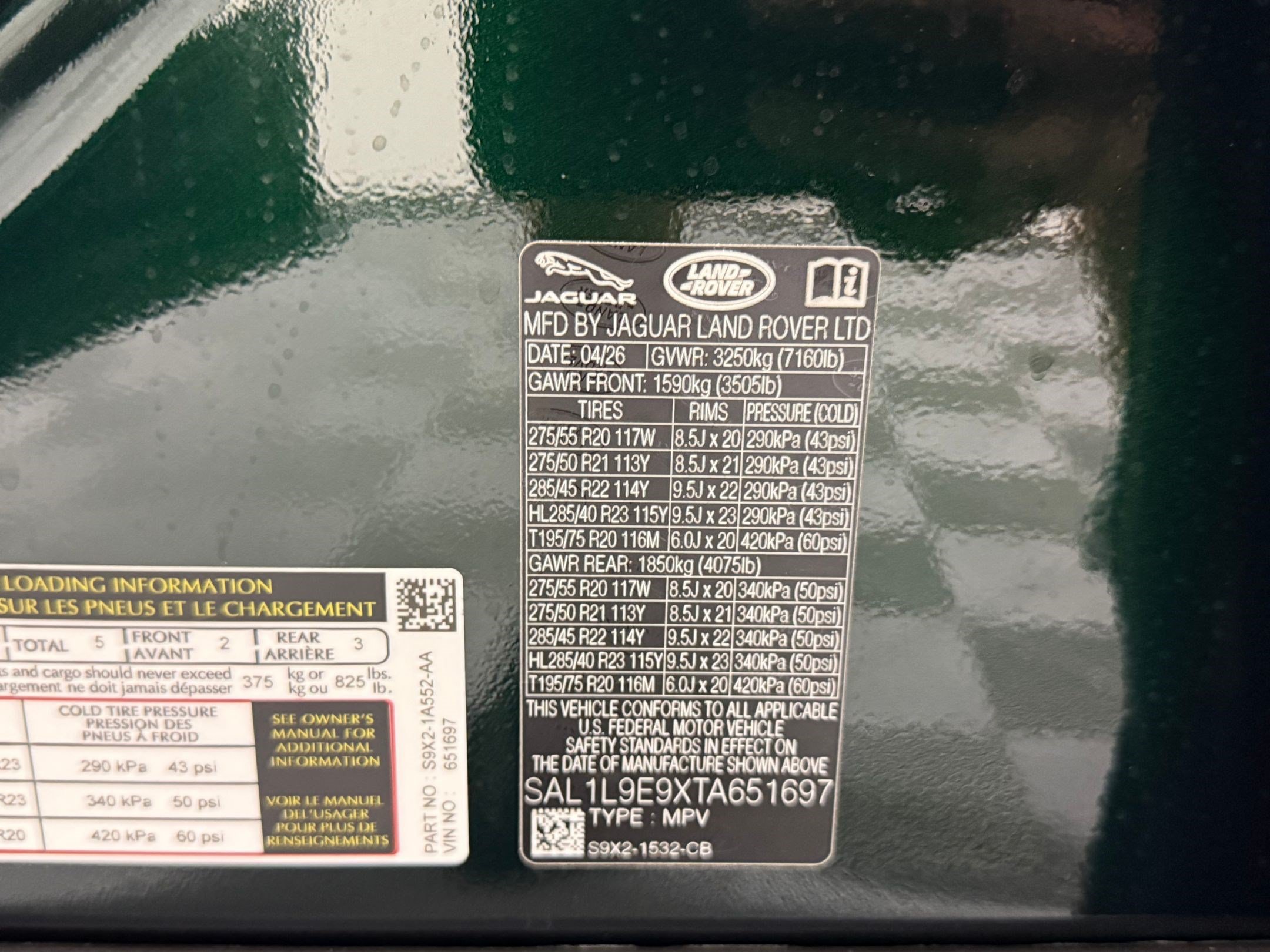 New 2026 Land Rover Range Rover Sport Dynamic SE AWD/4WD image 20