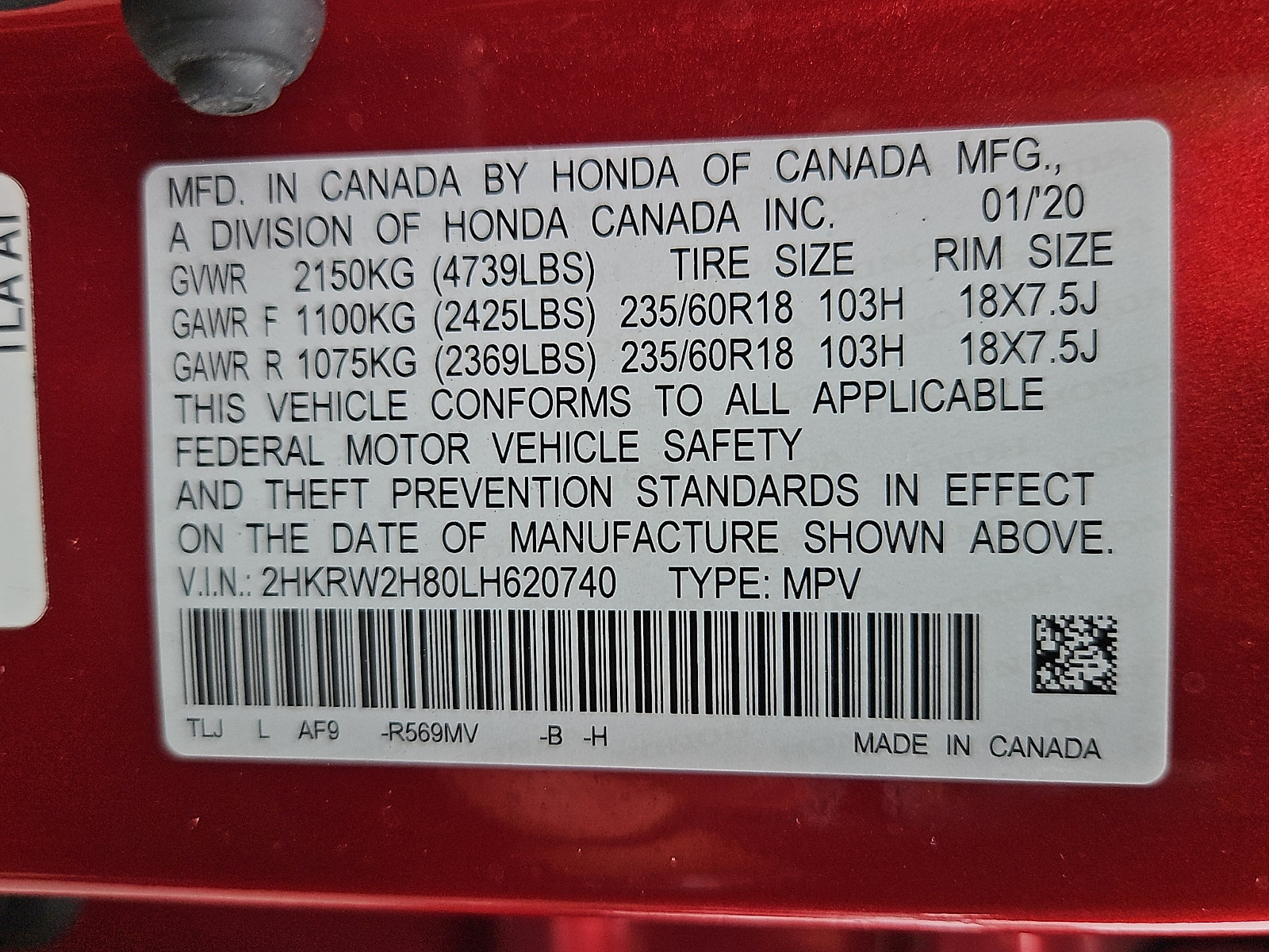 Used 2020 Honda CR-V EX-L image 29