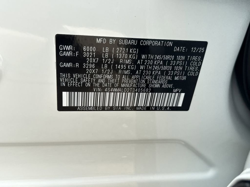 New 2026 Subaru Ascent Bronze Edition w/ Onyx Package image 38