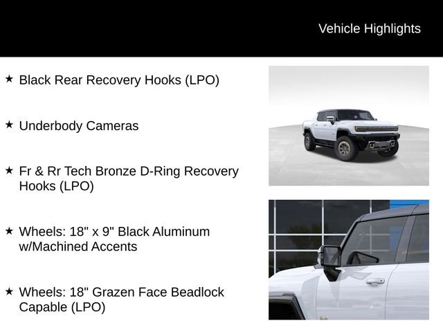 New 2025 GMC Hummer EV 3X w/ Battery Pack, 24 Module Pack image 15