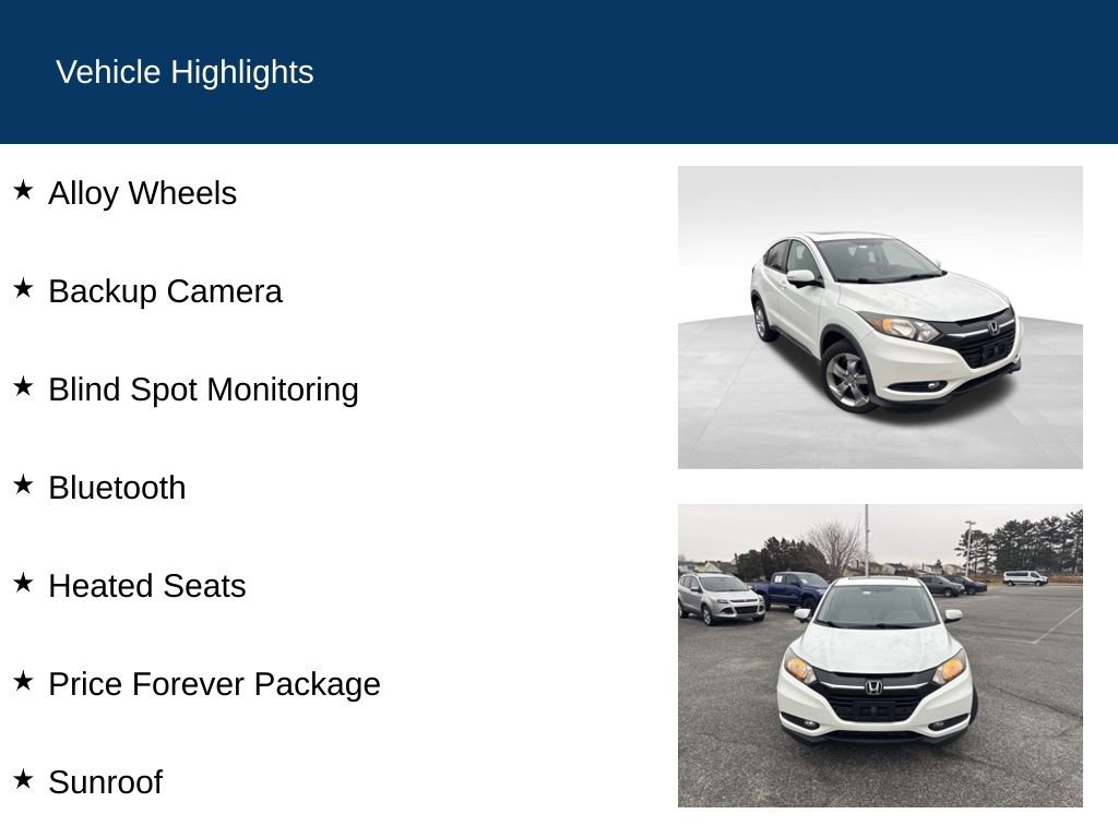 Used 2016 Honda HR-V EX image 2