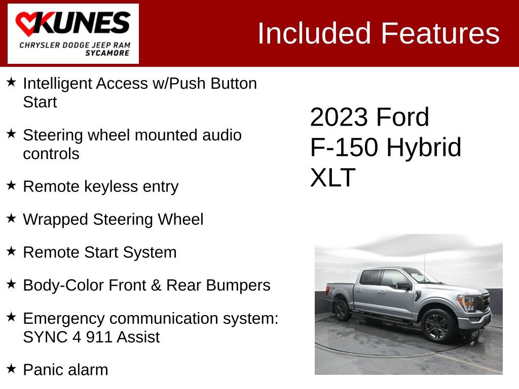 Used 2023 Ford F150 XLT w/ Equipment Group 302A High image 4