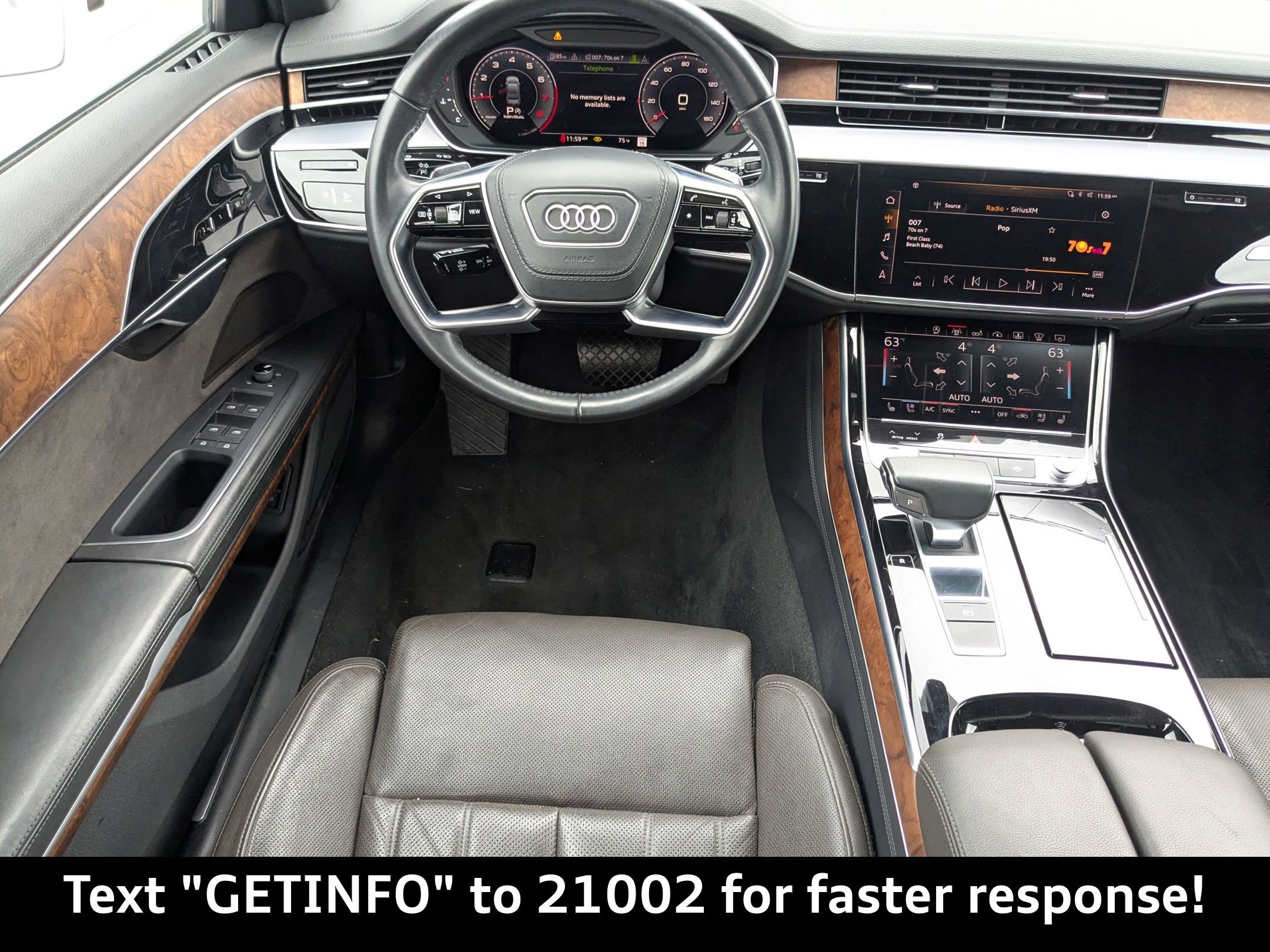 Used 2019 Audi A8 L 3.0T w/ Executive Package image 18