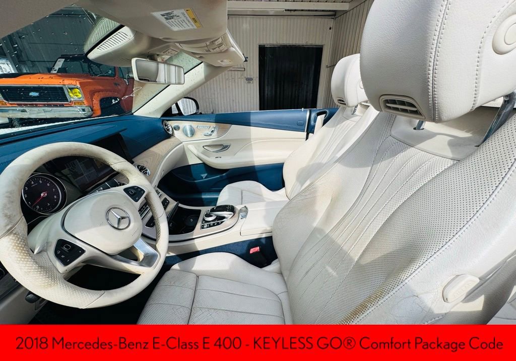 Used 2018 Mercedes-Benz E 400 4MATIC Cabriolet w/ Premium 2 Package (Q02) image 9