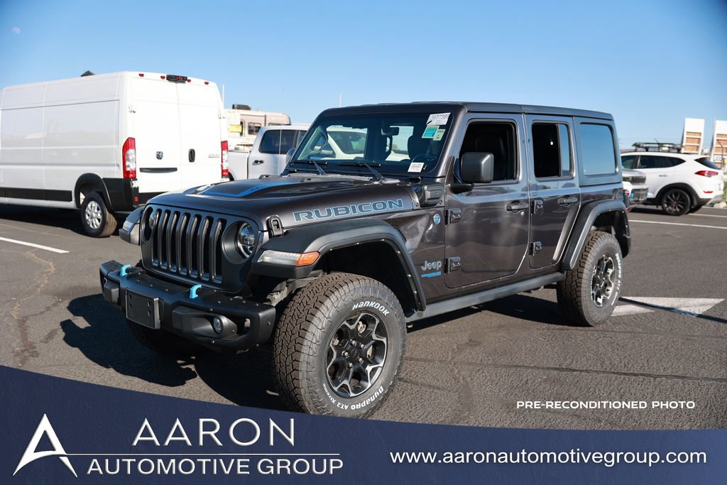 Used 2021 Jeep Wrangler Unlimited Rubicon 4xe w/ Steel Bumper Group