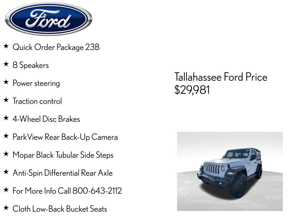 Used 2021 Jeep Wrangler Sport image 4