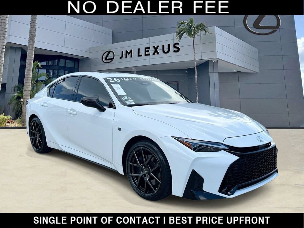 Certified 2026 Lexus IS 350 F Sport RWD image 1