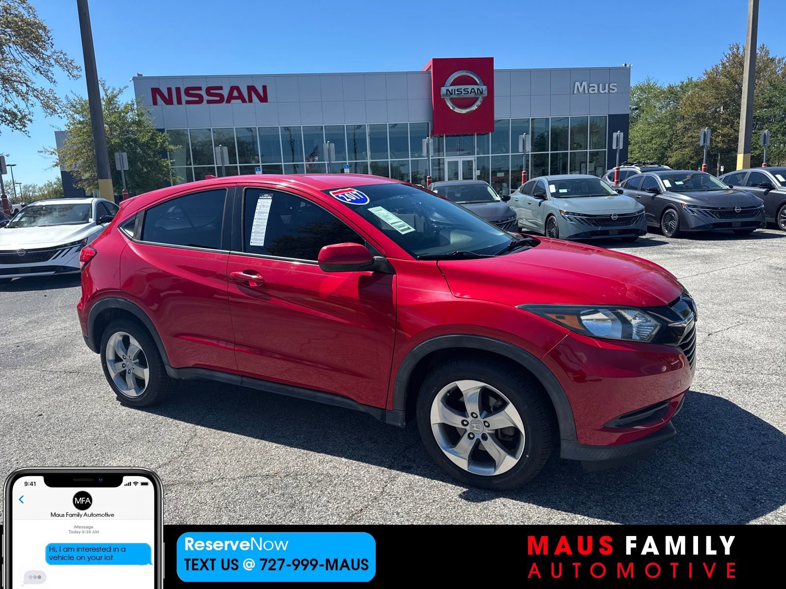 Used 2017 Honda HR-V LX