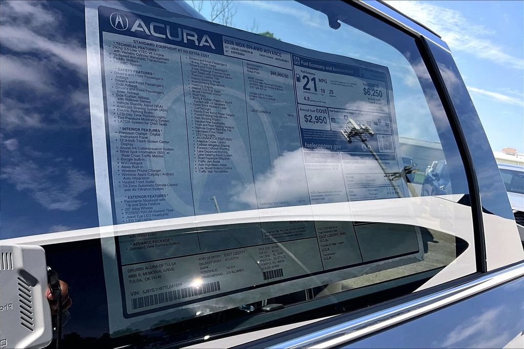 New 2026 Acura MDX w/ Advance Package AWD/4WD image 30