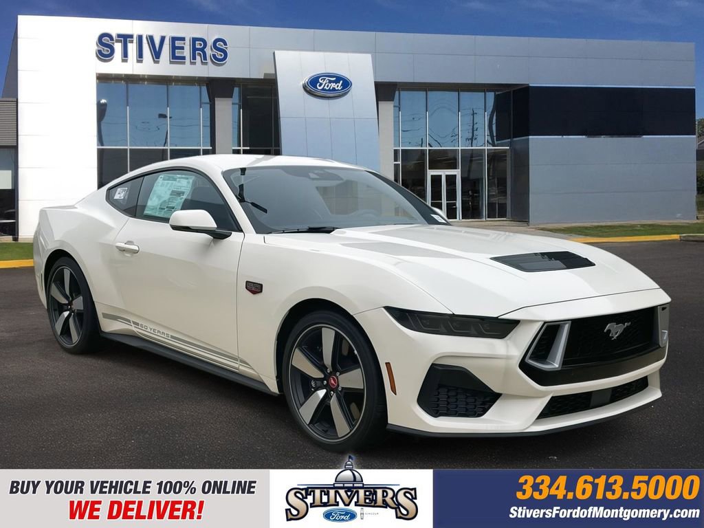 New 2025 Ford Mustang GT Premium w/ 60th Anniversary Package