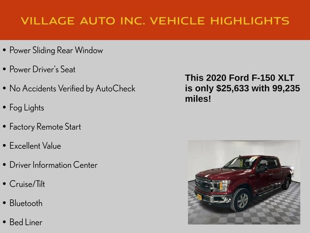 Used 2020 Ford F150 XLT w/ Equipment Group 302A Luxury image 14