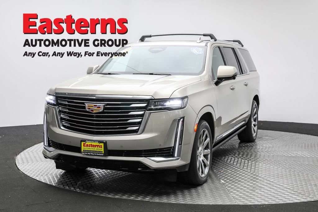 Used 2021 Cadillac Escalade ESV Premium Luxury Platinum video 1
