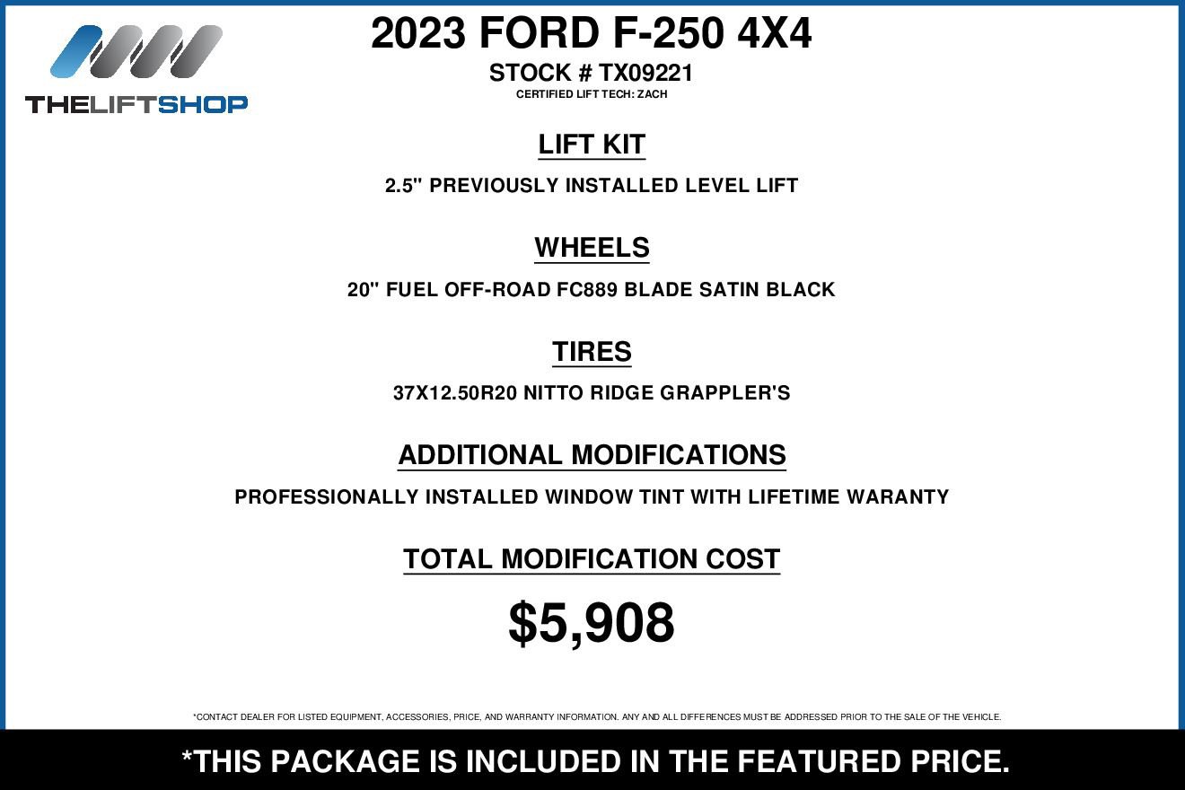 Used 2023 Ford F250 XL w/ STX Appearance Package AWD/4WD image 2