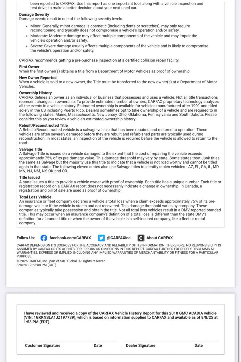 Used 2018 GMC Acadia SLE w/ LPO, Black Accent Package image 52