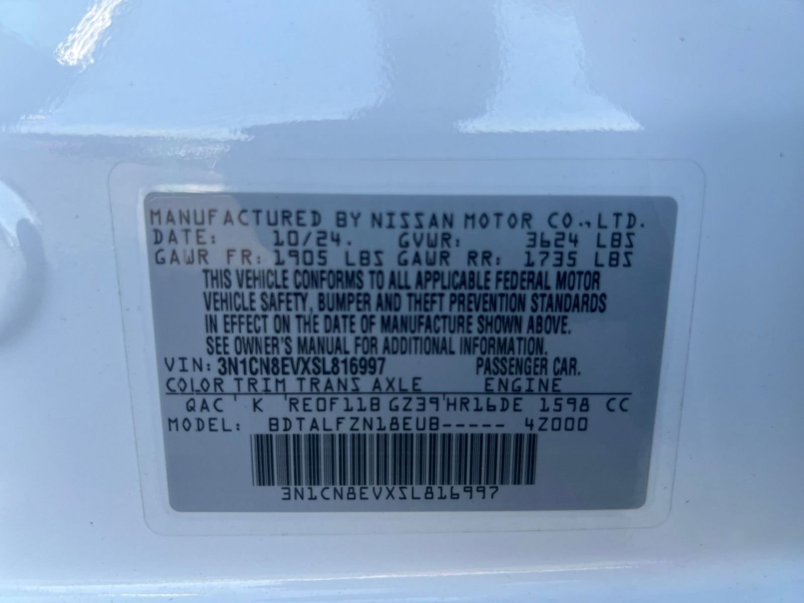 Used 2025 Nissan Versa SV image 23