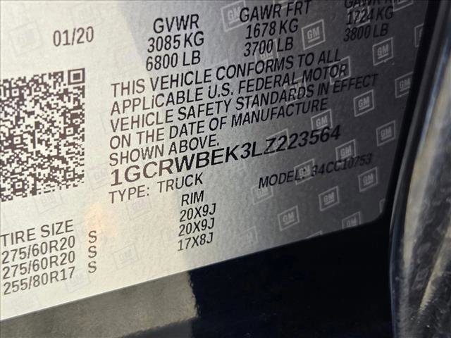 Used 2020 Chevrolet Silverado 1500 Custom w/ Custom Value Package image 24