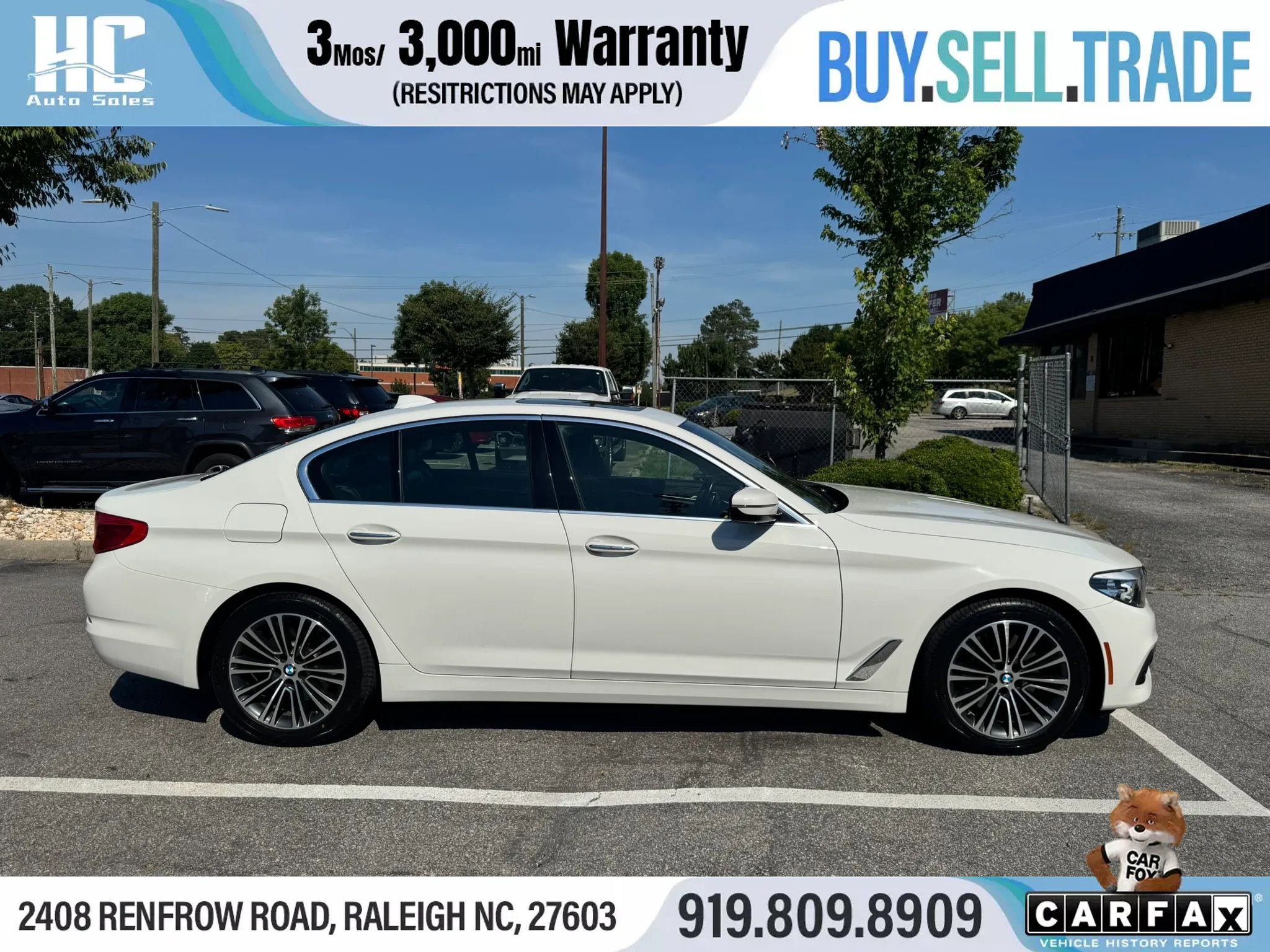 Used 2018 BMW 530i w/ Premium Package RWD image 6