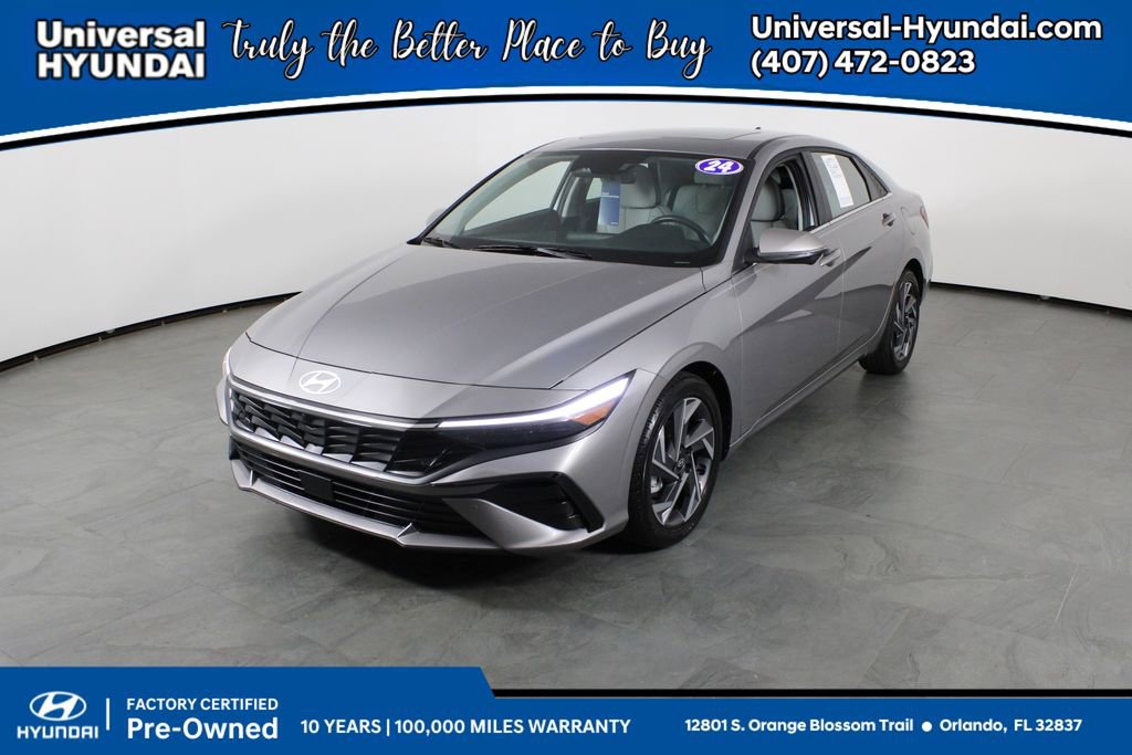 Certified 2024 Hyundai Elantra Limited