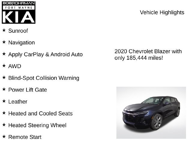 Used 2020 Chevrolet Blazer Premier w/ Driver Confidence II Package AWD/4WD image 8