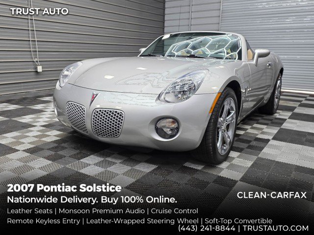 Used 2007 Pontiac Solstice Convertible w/ Premium Package RWD image 1