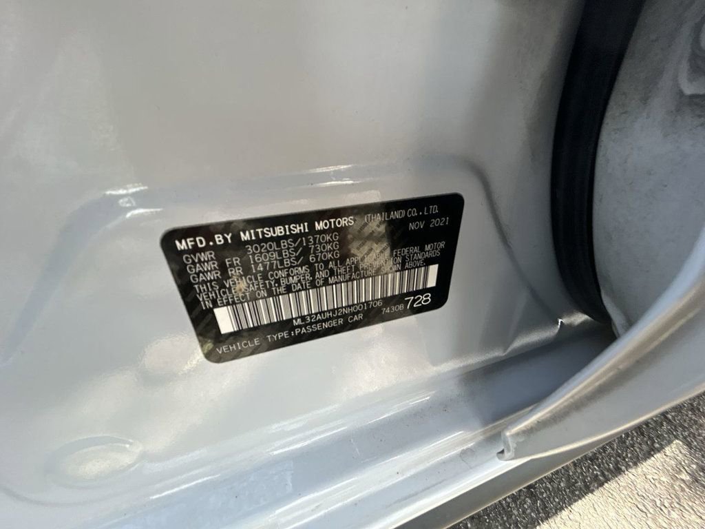 Used 2022 Mitsubishi Mirage ES image 23