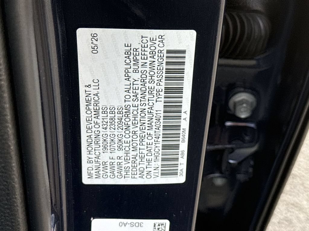 New 2026 Honda Accord SE image 27