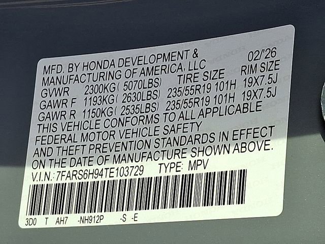 New 2026 Honda CR-V Sport Touring image 26