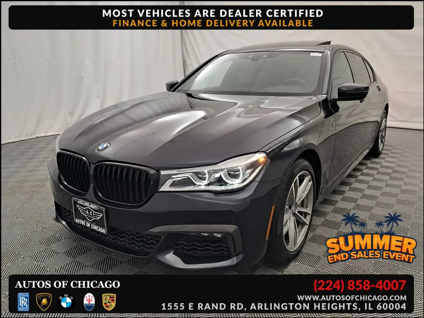 Used 2019 BMW 750i xDrive w/ M Sport Package AWD/4WD image 1