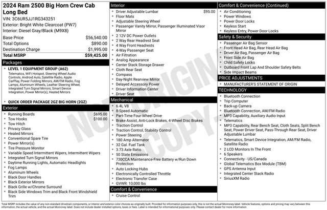 Used 2024 RAM 2500 Big Horn image 4
