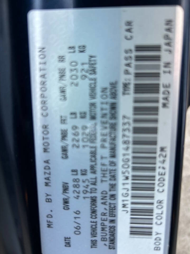 Used 2016 MAZDA MAZDA6 Grand Touring image 28