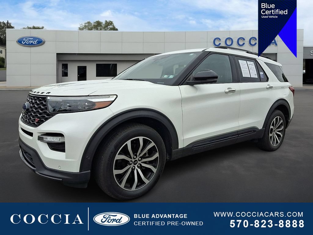 Certified 2020 Ford Explorer ST w/ Premium Technology Package AWD/4WD image 1