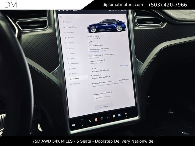 Used 2017 Tesla Model S 75D AWD/4WD image 33