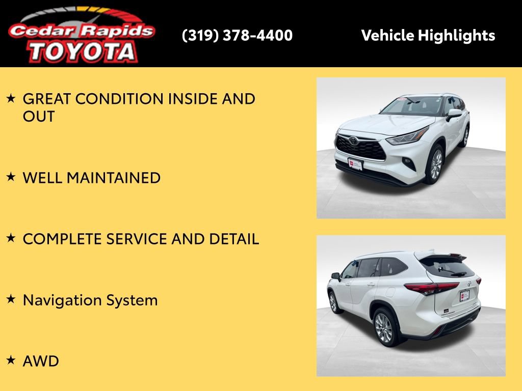 Certified 2020 Toyota Highlander Limited AWD/4WD image 9