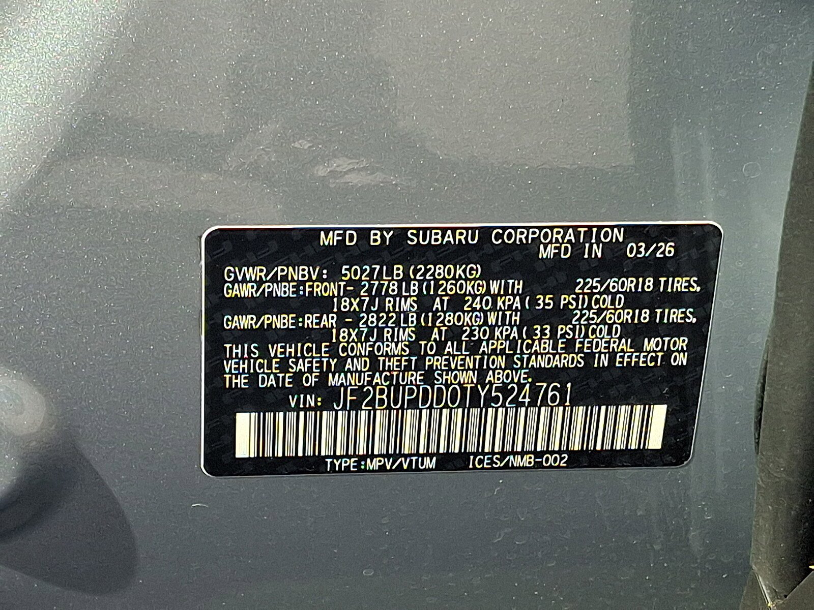 New 2026 Subaru Outback Limited AWD/4WD image 21