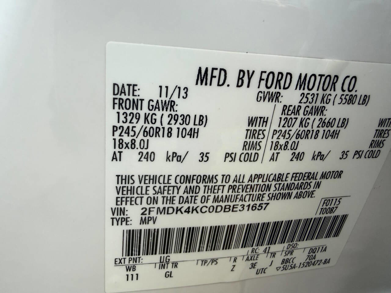 Used 2013 Ford Edge Limited image 32