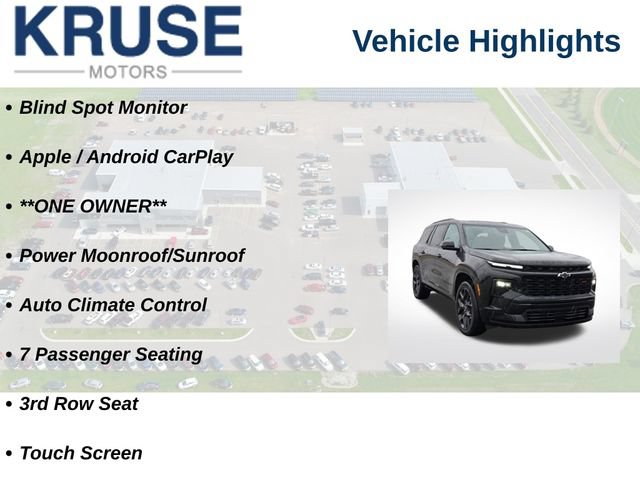 Used 2024 Chevrolet Traverse RS w/ LPO, Floor Liner Package AWD/4WD image 18