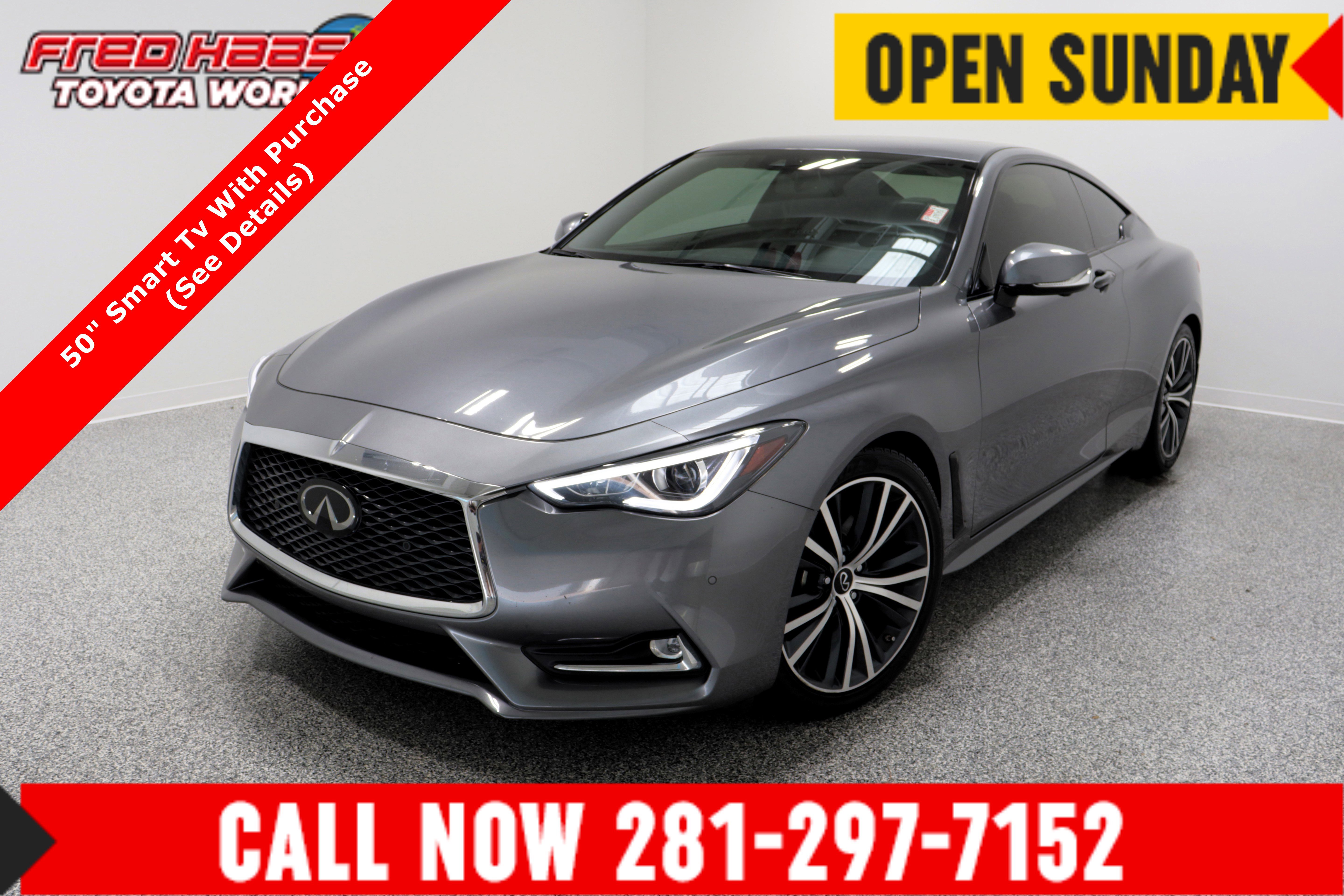 Used 2021 INFINITI Q60 3.0t Luxe w/ Essential Package