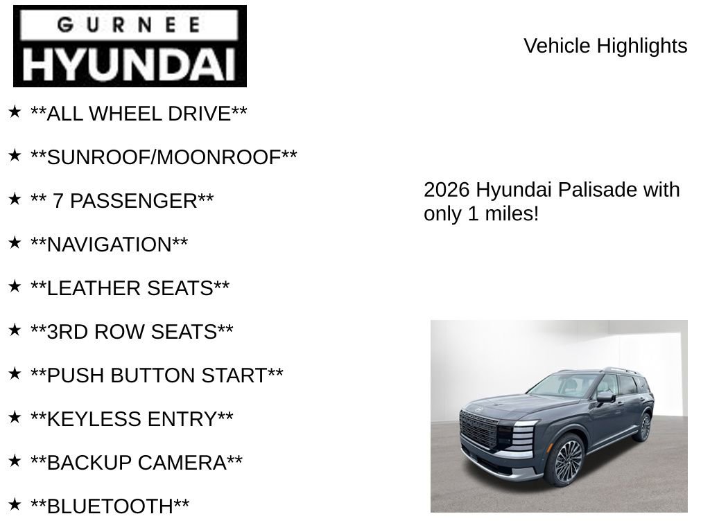 New 2026 Hyundai Palisade Calligraphy image 7