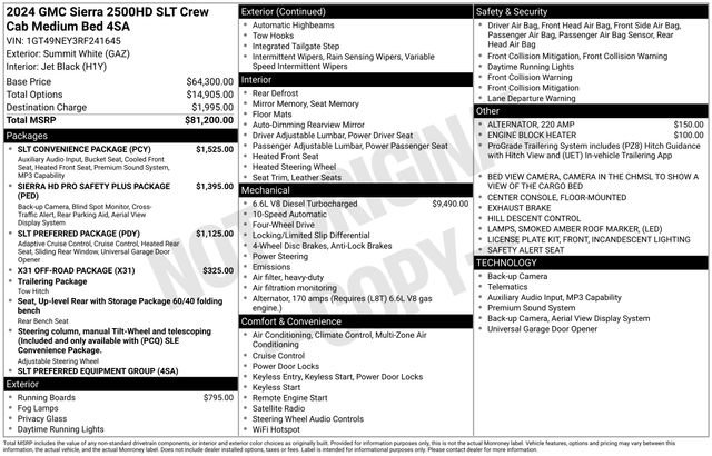 Certified 2024 GMC Sierra 2500 SLT w/ SLT Convenience Package image 35