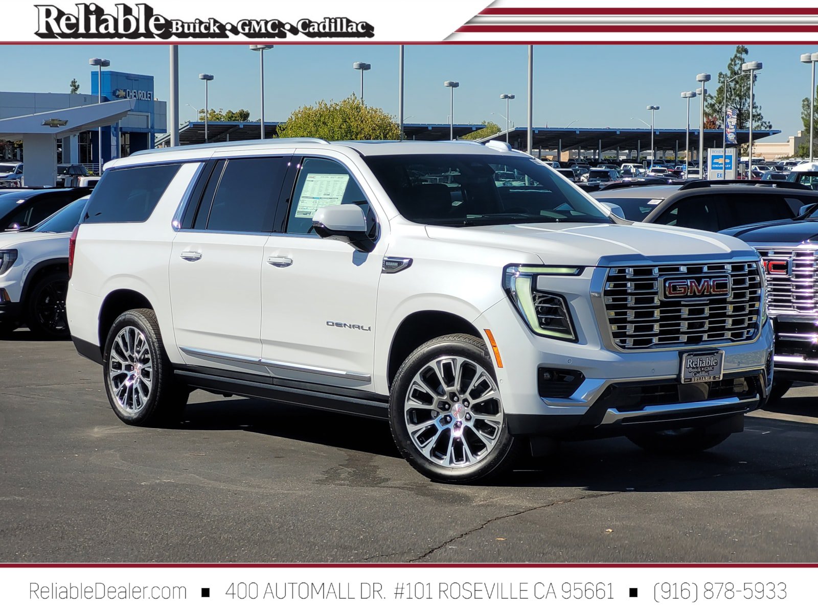 New 2026 GMC Yukon XL Denali w/ Denali Reserve Package