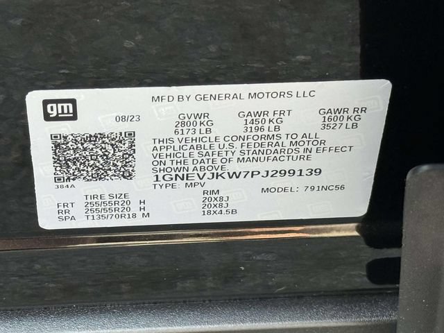Certified 2023 Chevrolet Traverse RS AWD/4WD image 28