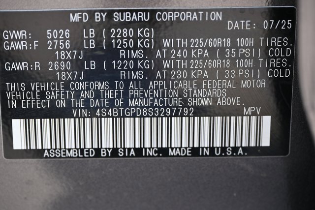 New 2025 Subaru Outback Touring XT image 22