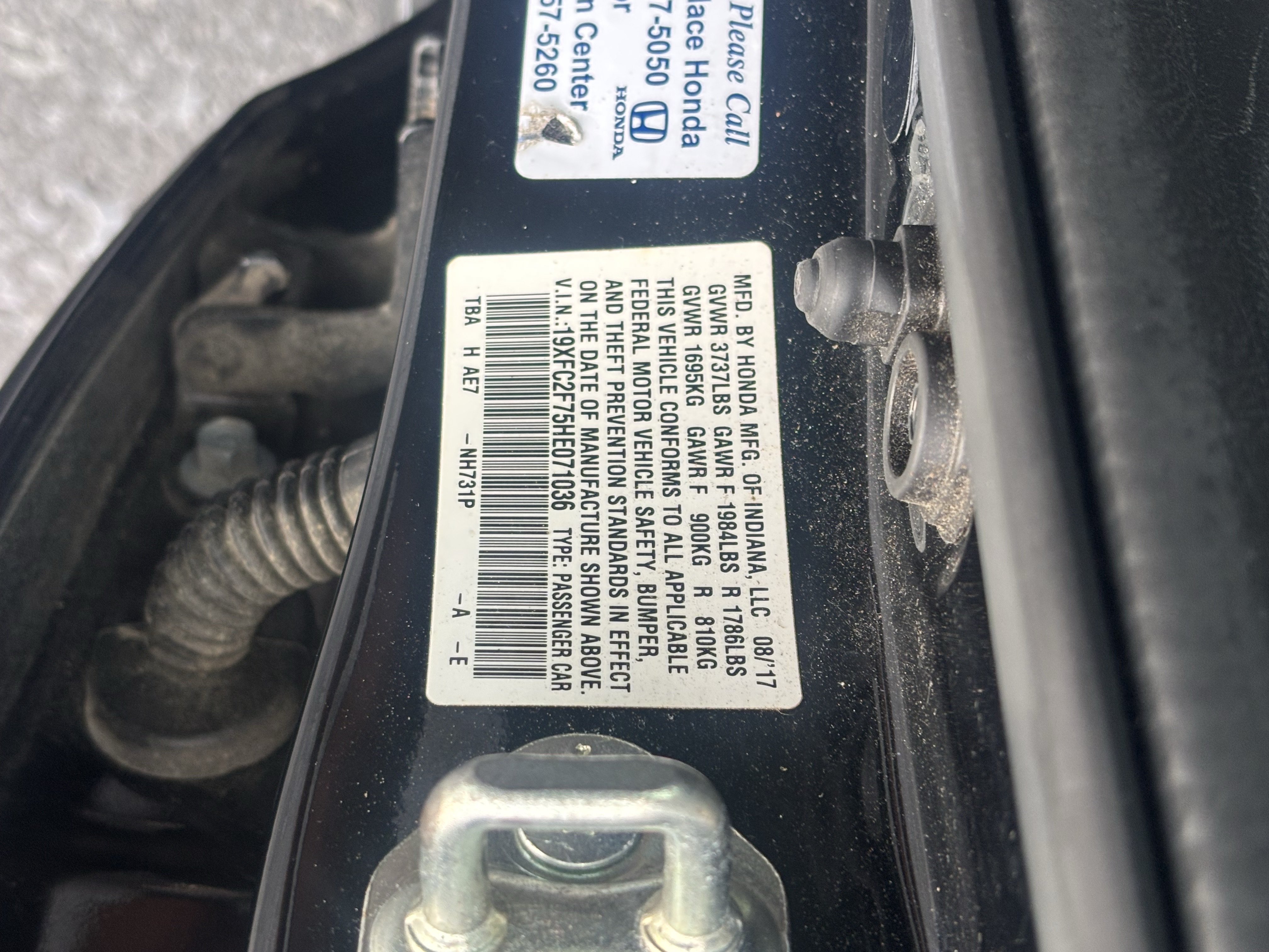 Used 2017 Honda Civic EX image 8