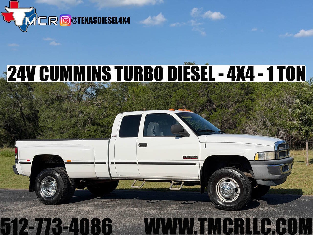 Used 1999 Dodge Ram 3500 Truck 4x4 Quad Cab image 1