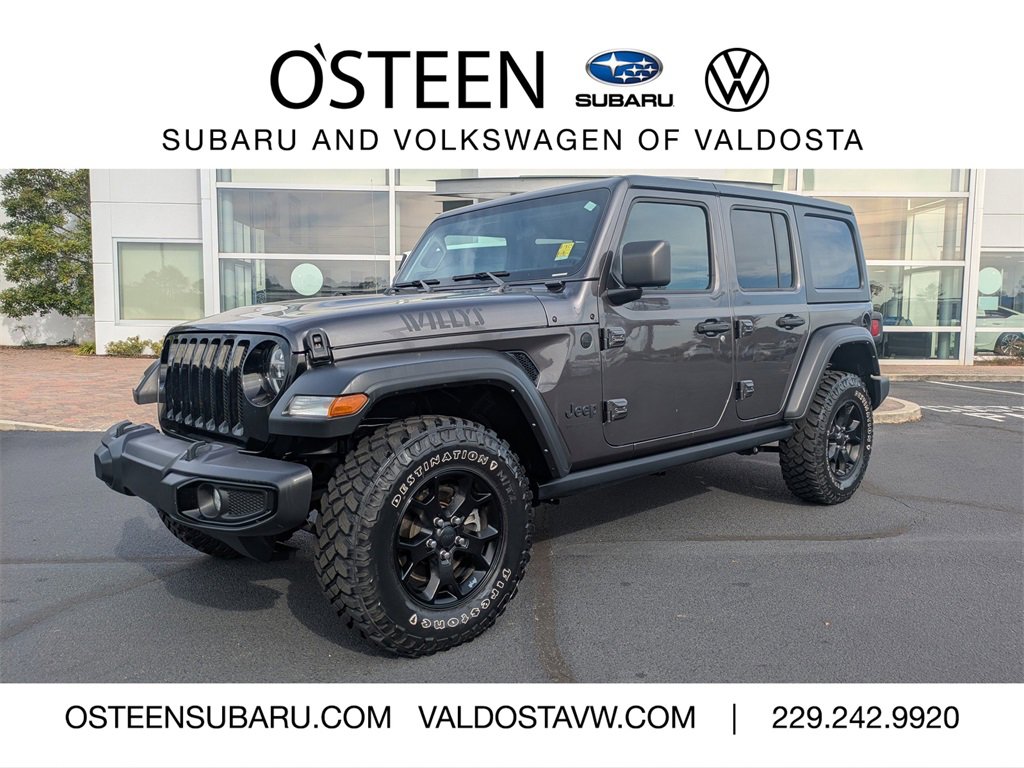 Used 2021 Jeep Wrangler Unlimited Willys image 1