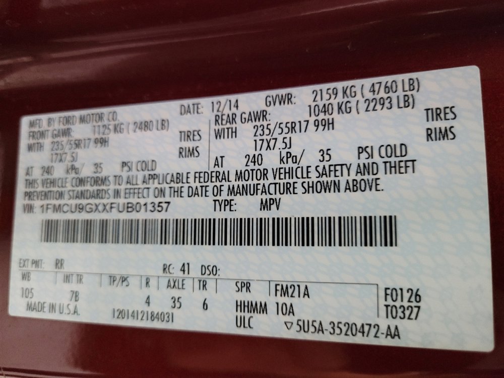 Used 2015 Ford Escape SE image 33