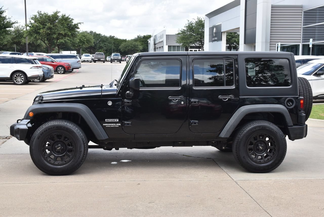 Used 2017 Jeep Wrangler Unlimited Sport w/ Quick Order Package 24S AWD/4WD image 12