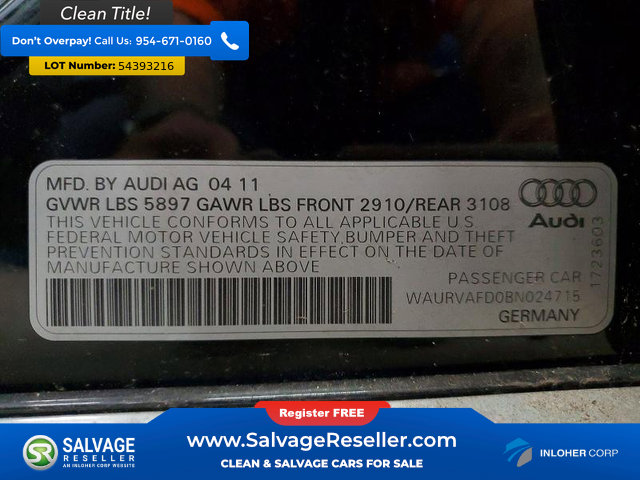 Used 2011 Audi A8 L 4.2 AWD/4WD image 16